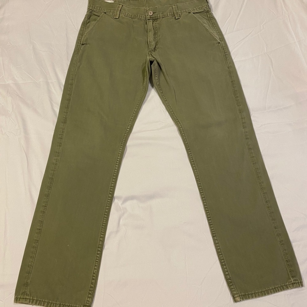 Levi’s Olive Skinny Jeans Men 38 x 32